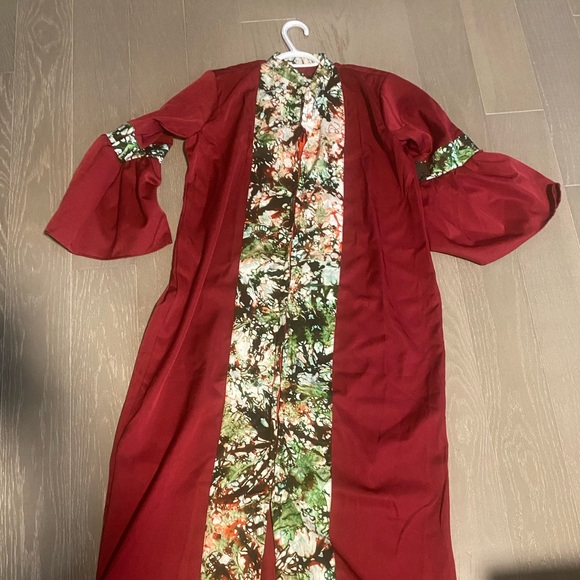 Dresses & Skirts - Brand new red and green design African dress.